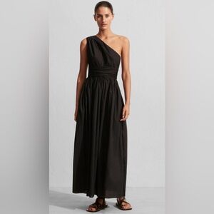 Matteau Black Strapless Dress